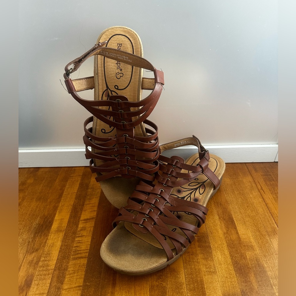 🌞BEAR TRAP BROWN SANDALS🌞sz9 1/2M woman’s